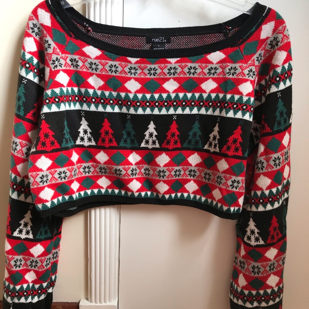 Rue 21 cropped top sweater